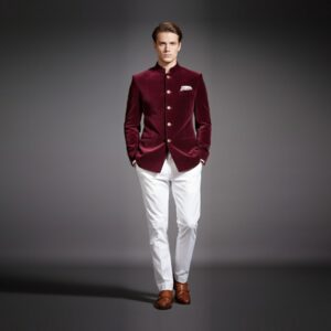 Monarch Wine Velvet Jacket
