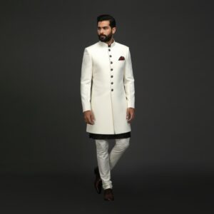 Regal Classic Midthigh Achkan